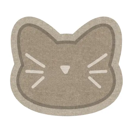 Howler & Scratch Patterned Shaped Cat Face 49x56 - image 1