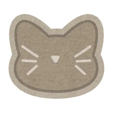 Howler & Scratch Patterned Shaped Cat Face 49x56