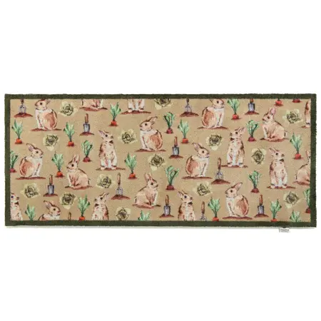 Hug Rug Allotment Bunnies Runner 65x150 - image 1