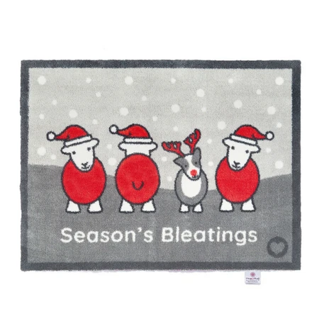 Hug Rug Christmas Herdy Seasons Bleating 65x85 - image 1