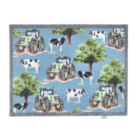 Hug Rug Farmyard Tractors & Cows 65x85 - image 1