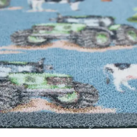 Hug Rug Farmyard Tractors & Cows 65x85 - image 3