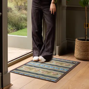 Hug Rug Floral Ribbon Motif 65x85 - image 2