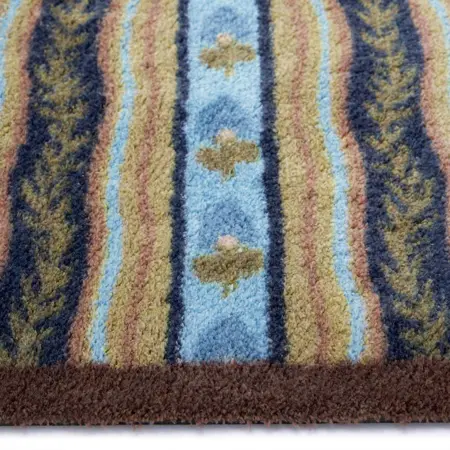 Hug Rug Floral Ribbon Motif 65x85 - image 3