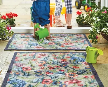 Hug Rug Garden Multi Floral 2 Runner 65cm x 150cm - image 2