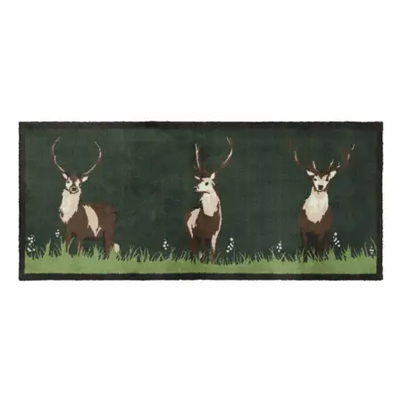 Hug Rug Green Deer Runner 65x150 - image 1