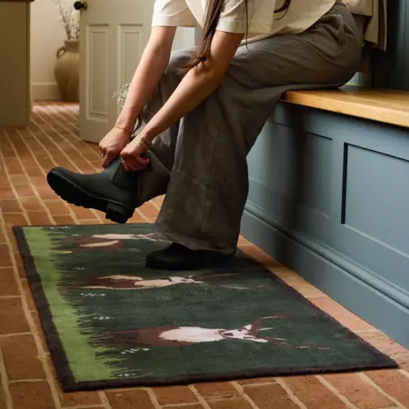 Hug Rug Green Deer Runner 65x150 - image 2