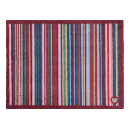 Hug Rug Multi Stripe Red 65x85 - image 1