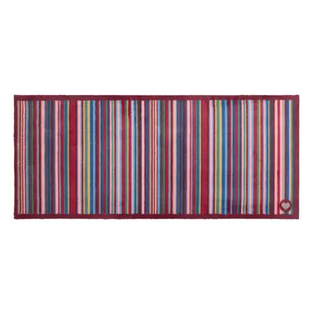 Hug Rug Multi Stripe Red Runner 65x150 - image 1