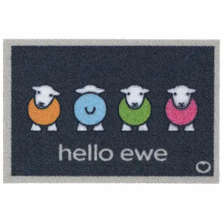 Hug Rug Outdoor Hello Ewe 50x75 - image 1