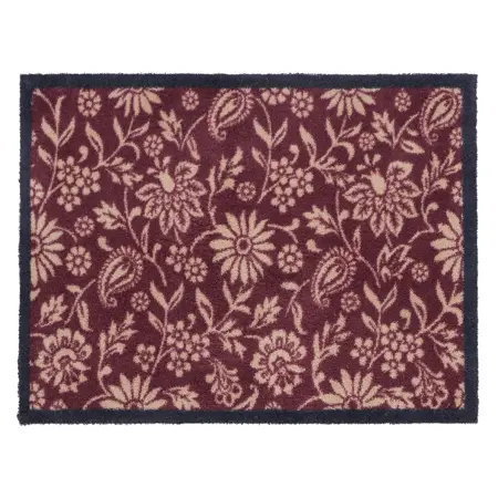 Hug Rug Paisley Floral Burgundy 65x85 - image 1