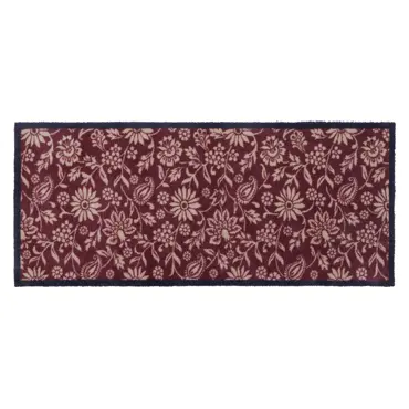 Hug Rug Paisley Floral Burgundy Runner 65x150