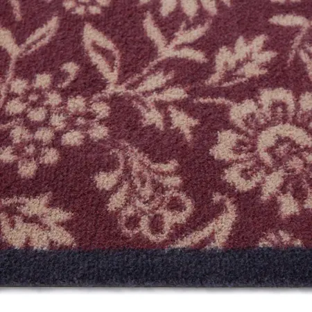 Hug Rug Paisley Floral Burgundy Runner 65x150 - image 2
