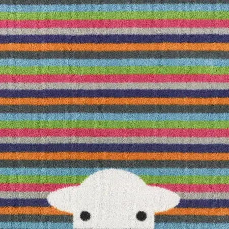 Hug Rug Peep Stripe Herdy 50x75 - image 3