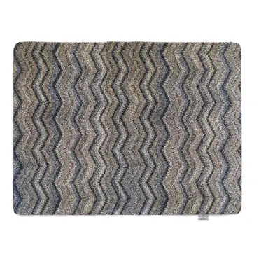 Hug Rug Plains Ribbon Grey Zig Zag 80x100 - image 3