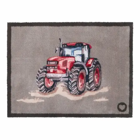 Hug Rug Red Farmyard Tractor 65x85 - image 1