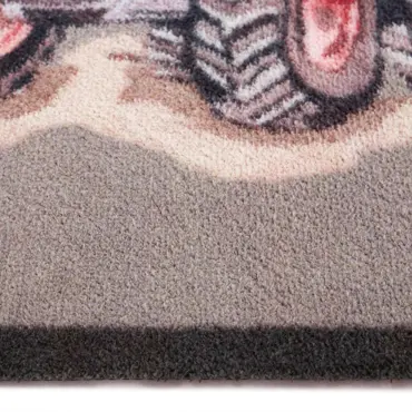 Hug Rug Red Farmyard Tractor 65x85 - image 3