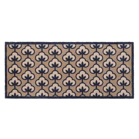 Hug Rug Retro Flower Neutral Runner 65x150 - image 1