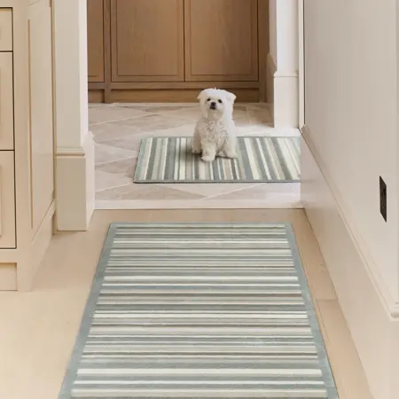 Hug Rug Sage Stripe Runner 65x150 - image 2