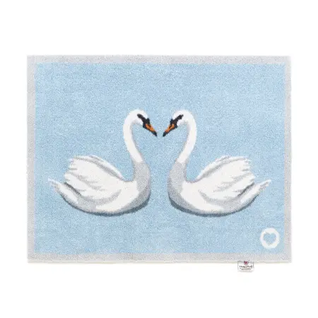 Hug Rug Swan 1 50x75 - image 1