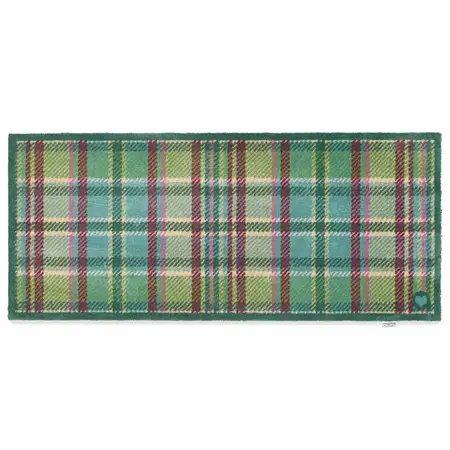 Hug Rug Tartan Green Runner 65x150 - image 1
