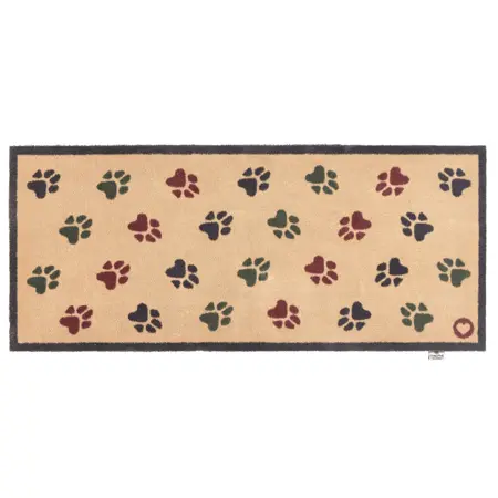 Hug Rug Wipe Your Paws Beige Runner 65x150 - image 1