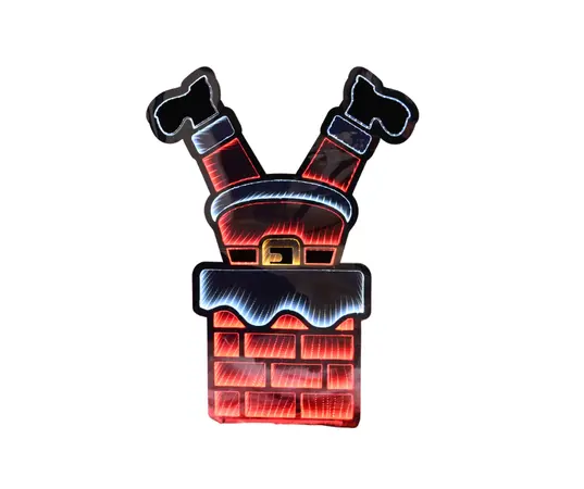 Infinity Santa Legs And Chimney 120cm  - image 1