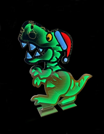 Infinity T-Rex With Santa Hat 140cm  - image 2
