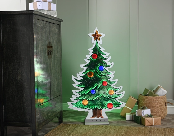 Infinity Tree With Baubles 120cm 