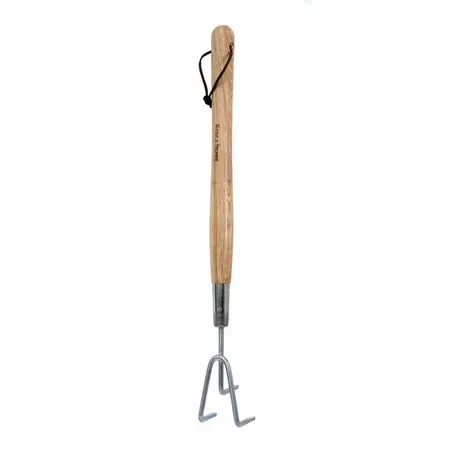 K&S Stainless Steel Border 3 Prong Cultivator - image 1