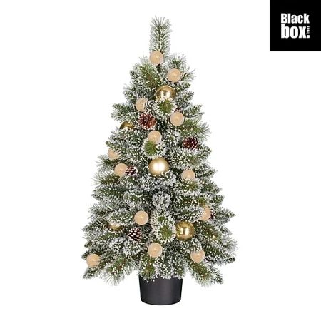 Kaprun Potted Led Frosted Tree 3ft/90cm
