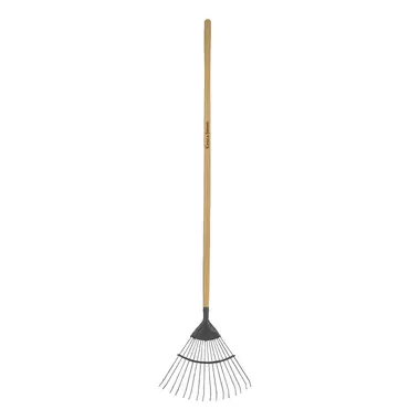 Kent & Stowe Carbon Steel Long Handled Lawn Rake - image 1