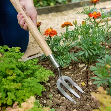 Kent & Stowe Stainless Steel Border Hand Fork - image 2