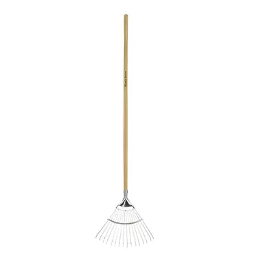 Kent & Stowe Stainless Steel Long Handled Lawn Rake - image 1