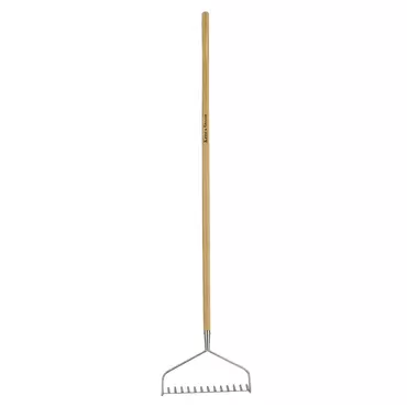Stainless Steel Long Handled Soil Rake