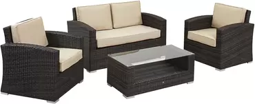 Kingston 2 Seat Sofa Set (Brown) - image 2