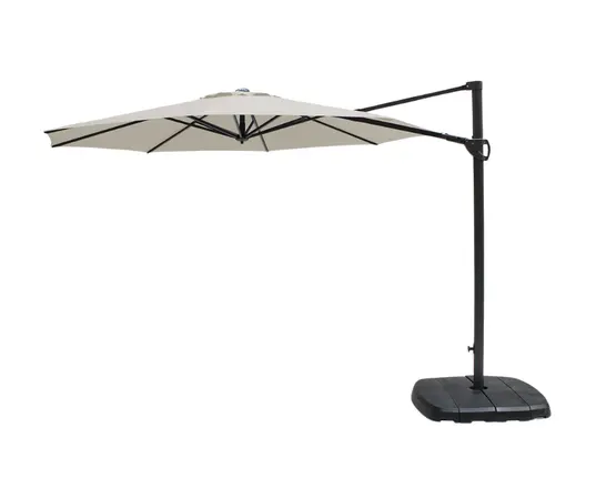 Koopman Free Standing Parasol 3x3m Cream - image 1