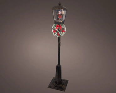LED lantern gb plastic snowfall function indoor
