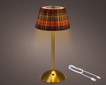 LED rechargeable table lamp iron steady BO indoor