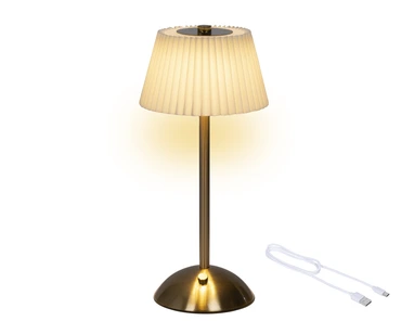 Led Rechargeable Table Lamp Plastic Steady Bo Indoor - image 2