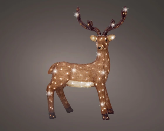 Led Reindeer Gb Acrylic Steady Outdoor - image 2
