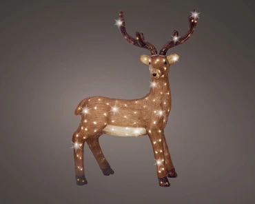 Led Reindeer Gb Acrylic Steady Outdoor - image 2