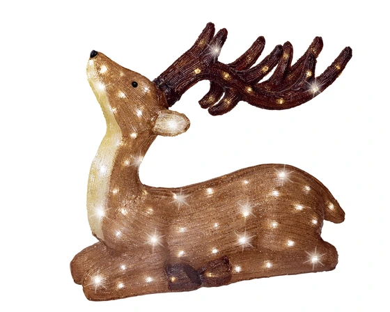 Led Reindeer Gb Acrylic Steady Outdoor - image 1
