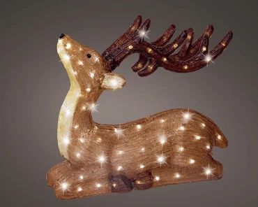 Led Reindeer Gb Acrylic Steady Outdoor - image 2