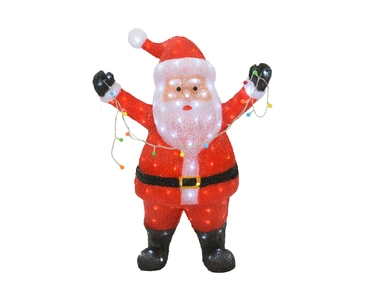 Led Santa Gb Acrylic Flashing Effect Outdoor