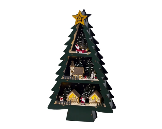 Led Scenery Plywood Steady Bo Indoor Tree - image 1