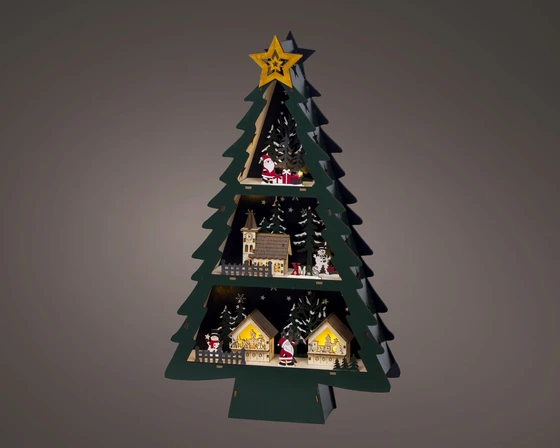 Led Scenery Plywood Steady Bo Indoor Tree - image 2
