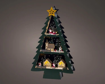 Led Scenery Plywood Steady Bo Indoor Tree - image 2