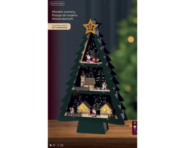 Led Scenery Plywood Steady Bo Indoor Tree - image 3