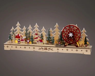 Led Scenery Village Plywood Steady Bo Indoor - image 2